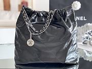 Fortok Chanel 22 bag in Black Silver hardware 39 x 42 x 8cm - 2