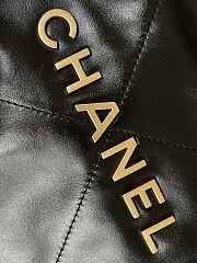 Fortok Chanel 22 bag in Black Gold hardware 39 x 42 x 8cm  - 4