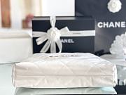 Fortok Chanel 22 bag in White Silver hardware 39 x 42 x 8cm - 5
