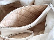 Fortok Chanel 22 bag in White Silver hardware 39 x 42 x 8cm - 2