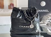 Fortok Chanel 22 bag in Black Silver hardware 35 x 37 x 7cm - 1