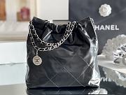 Fortok Chanel 22 bag in Black Silver hardware 35 x 37 x 7cm - 6