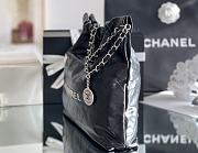 Fortok Chanel 22 bag in Black Silver hardware 35 x 37 x 7cm - 5