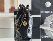 Fortok Chanel 22 bag in Black Gold hardware 35 x 37 x 7cm - 3