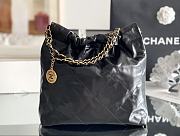 Fortok Chanel 22 bag in Black Gold hardware 35 x 37 x 7cm - 5