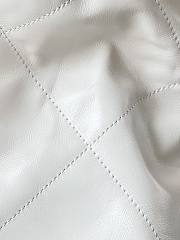Fortok Chanel 22 bag in White Gold hardware 35 x 37 x 7cm - 2