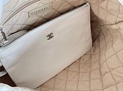 Fortok Chanel 22 bag in White Silver hardware 35 x 37 x 7cm - 3