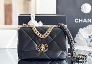 Fortok Chanel 19 flap bag Black 26cm - 6