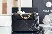 Fortok Chanel 19 flap bag Black 26cm - 4