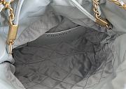 Fortok Chanel 22 bag in Blue Gold hardware 20 x 18.5 x 6cm  - 5