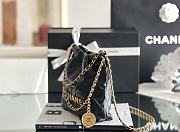 Fortok Chanel 22 bag in Black Gold hardware 20 x 18.5 x 6cm - 6