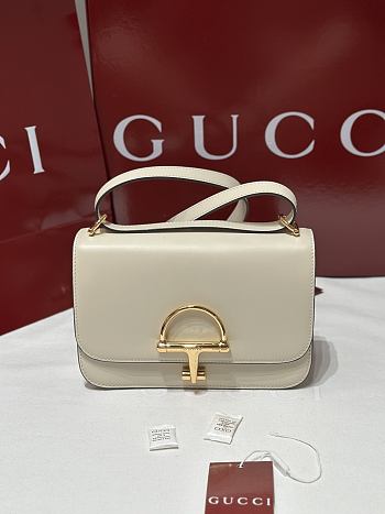 Fortok Gucci Siena White Gold Hardware 22.5 x 14 x 8cm
