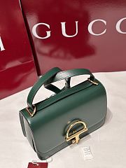 Fortok Gucci Siena Green Gold Hardware 22.5 x 14 x 8cm - 4