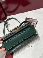 Fortok Gucci Siena Green Gold Hardware 22.5 x 14 x 8cm - 3