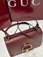 Fortok Gucci Siena Red Gold Hardware 22.5 x 14 x 8cm - 4