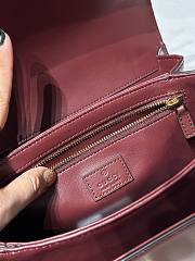 Fortok Gucci Siena Red Gold Hardware 22.5 x 14 x 8cm - 2