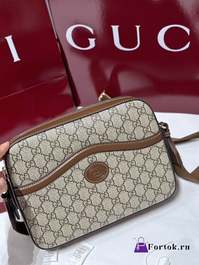 Fortok  Gucci Ophidia GG Supreme messenger 22.5 x 20 x 6cm - 1