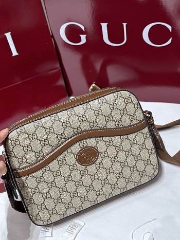 Fortok  Gucci Ophidia GG Supreme messenger 22.5 x 20 x 6cm