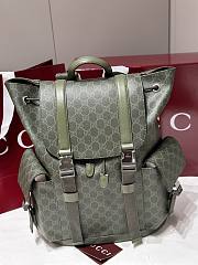 Fortok Gucci GG Monogram backpack Green 35 x 46 x 12cm - 1