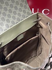 Fortok Gucci GG Monogram backpack Green 35 x 46 x 12cm - 6