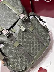 Fortok Gucci GG Monogram backpack Green 35 x 46 x 12cm - 3