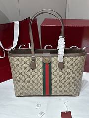 Fortok Gucci Ophidia GG medium tote bag Brown 38×28×14cm - 1
