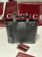 Fortok Gucci GG Emblem tote bag Black 25 x 20 x 10cm - 1