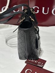 Fortok Gucci GG Emblem tote bag Black 25 x 20 x 10cm - 4