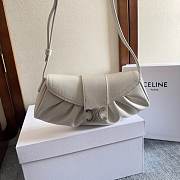Fortok Celine Teen Polly Bag White 29.5X 14.5X3cm - 1