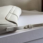 Fortok Celine Teen Polly Bag White 29.5X 14.5X3cm - 2