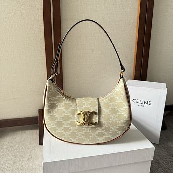 Fortok Celine Ava Triomphe bag White 23 x13.5 x6cm