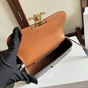 Fortok Women Teen CELINE Lola in Triomphe Canvas 20x11.5x5cm - 4