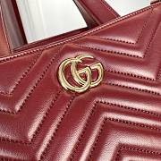 Fortok Gucci GG Marmont Mini Tote Bag Red 18x18x12.5cm - 2