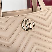 Fortok Gucci GG Marmont Mini Tote Bag Beige 28x24x16cm - 4