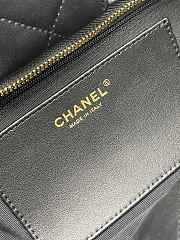 Fortok Chanel Maxi Bow Bag Leather Black 29*38*5cm  - 2
