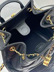 Fortok Chanel 25B backpack Caviar Black 23*23*14cm - 6