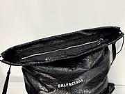 Fortok Balenciaga shopper dust bag Leather Black 47 X 44cm - 3