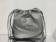 Fortok Balenciaga shopper dust bag Leather Grey 47 X 44cm  - 1