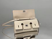 Fortok Balenciaga Bel Air Small Clutch On Strap Cream Beige 26.9 x 13.9 x 5.3cm - 5