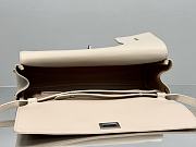 Fortok Balenciaga Bel Air Small Clutch On Strap Cream Beige 26.9 x 13.9 x 5.3cm - 3