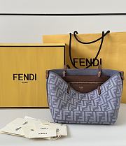 Fortok Fendi Small Roll shopper bag Fabric 22x14x18cm - 1