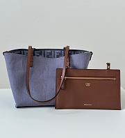 Fortok Fendi Small Roll shopper bag Fabric 22x14x18cm - 4