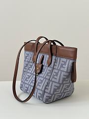 Fortok Fendi Origami Mini Bag in fabric 15x15x19cm - 5