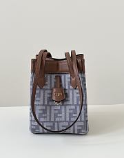 Fortok Fendi Origami Mini Bag in fabric 15x15x19cm - 4
