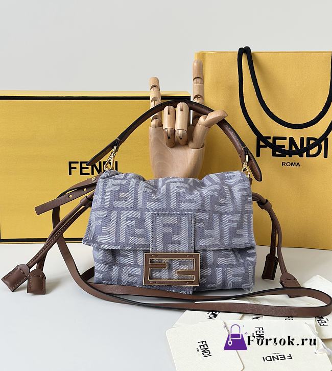 Fortok Fendi Mamma Baguette Fabric 16-13-10cm - 1