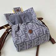 Fortok Fendi Mamma Baguette Fabric 16-13-10cm - 6