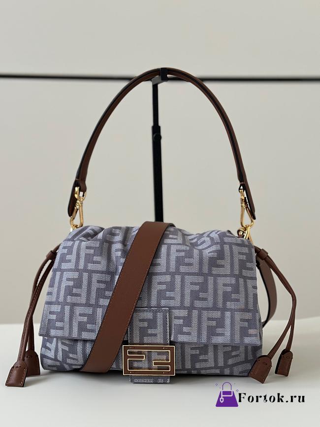 Fortok Fendi Mamma Baguette Fabric 26.5/18/8.5cm - 1