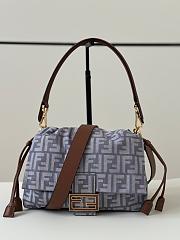 Fortok Fendi Mamma Baguette Fabric 26.5/18/8.5cm - 1