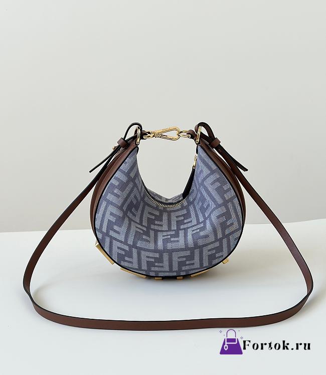 Forotk Fendi Fendigraphy in Fabric FF 20-7-13CM - 1