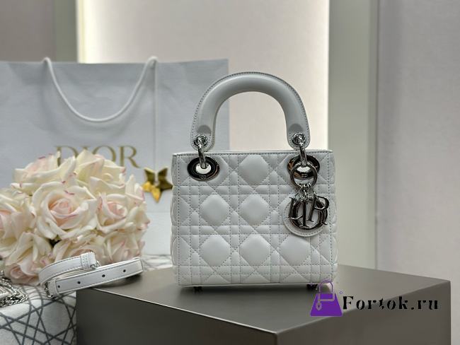 Fortok Dior Lady Dior White 17 x 15 x 7cm - 1
